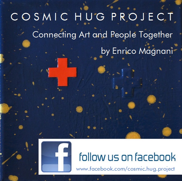 enrico magnani, art, project, cosmic, hug, facebook
