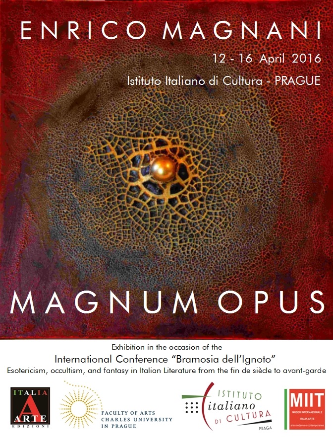 Enrico magnani, praga, conference, esoteric, literature, bramosia, ignoto, iic, istituto, italiano, cultura