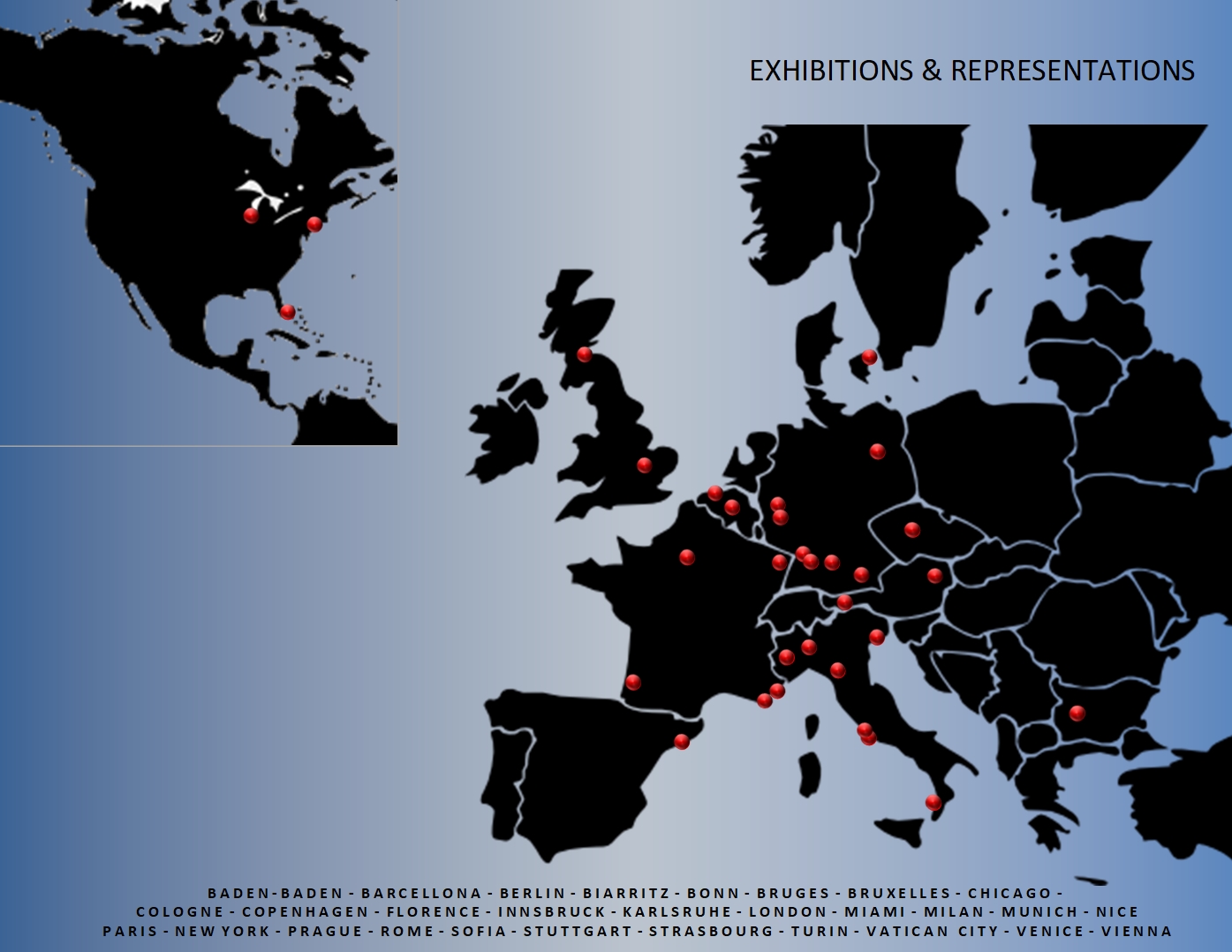 Enrico Magnani Art, exhibition, map, mostre, expo
