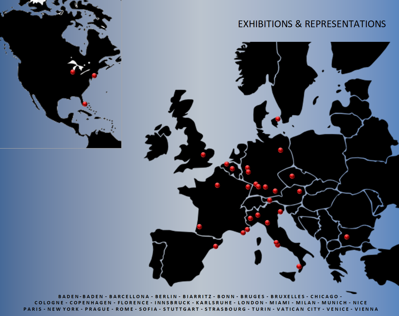 Enrico Magnani Art, exhibition, map, mostre, expo