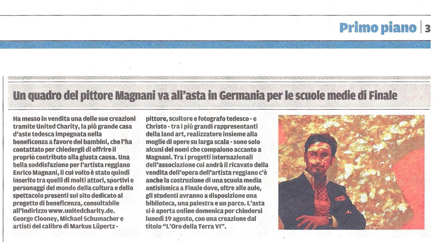 Enrico Magnani, gazzetta di modena, praga, harmonices mundi