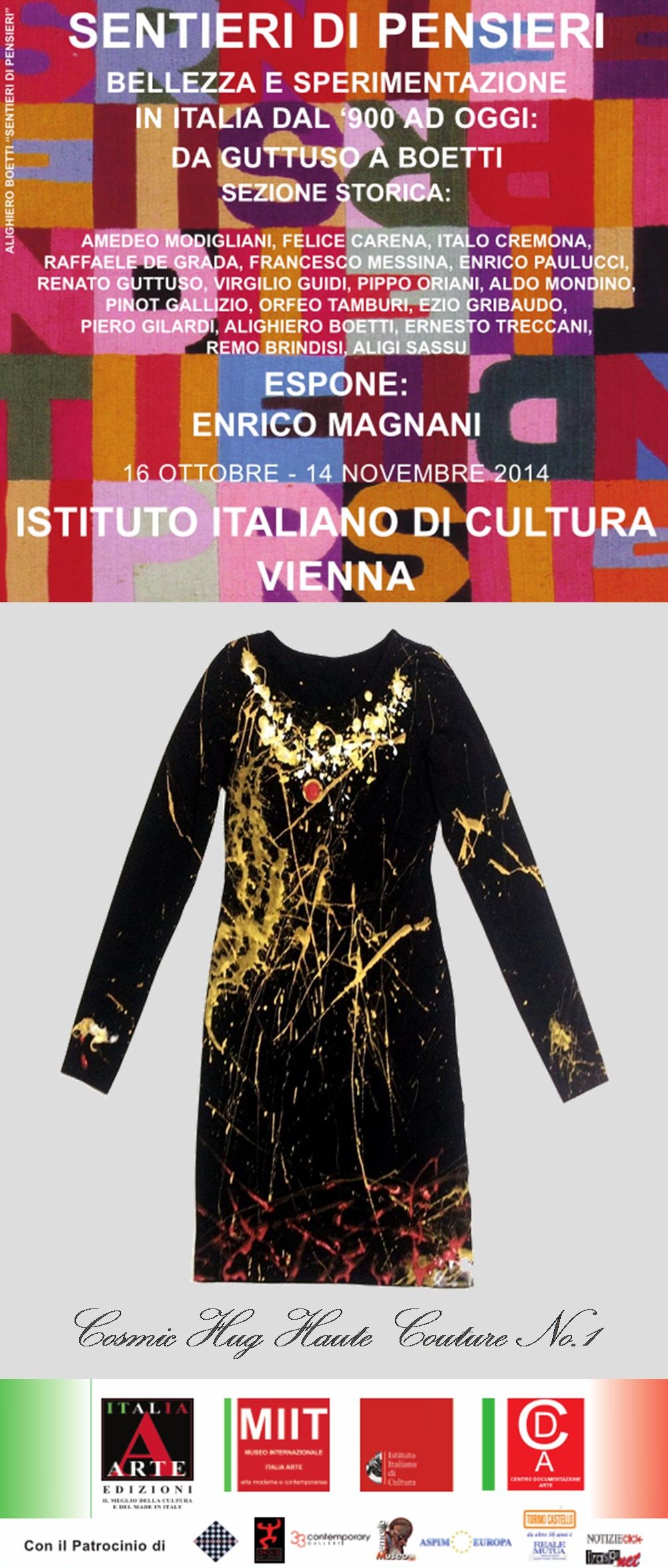 Enrico Magnani, vienna, istituto di cultura, cosmic hug