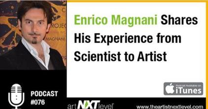 chicago, exhibition, universal, flag, enrico magnani, art, podcast, interview, intervista, scientist, artist