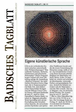 enrico magnani, mystical treasures, badisches tagblatt, baden-baden