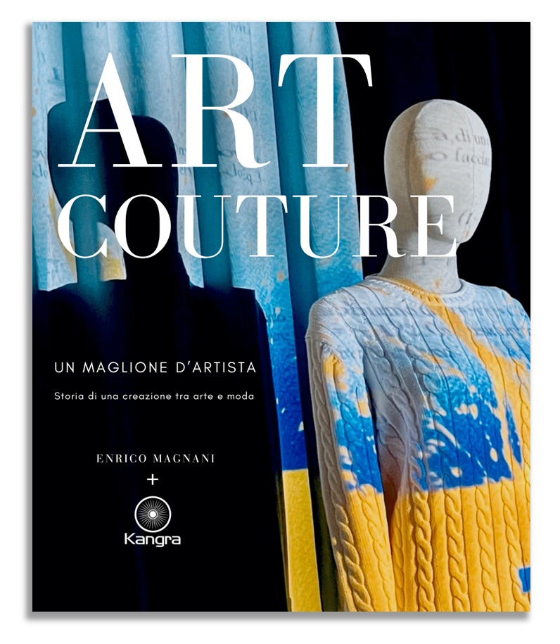 Enrico Magnani, Kangra, art couture, maglione, artista, catalogo