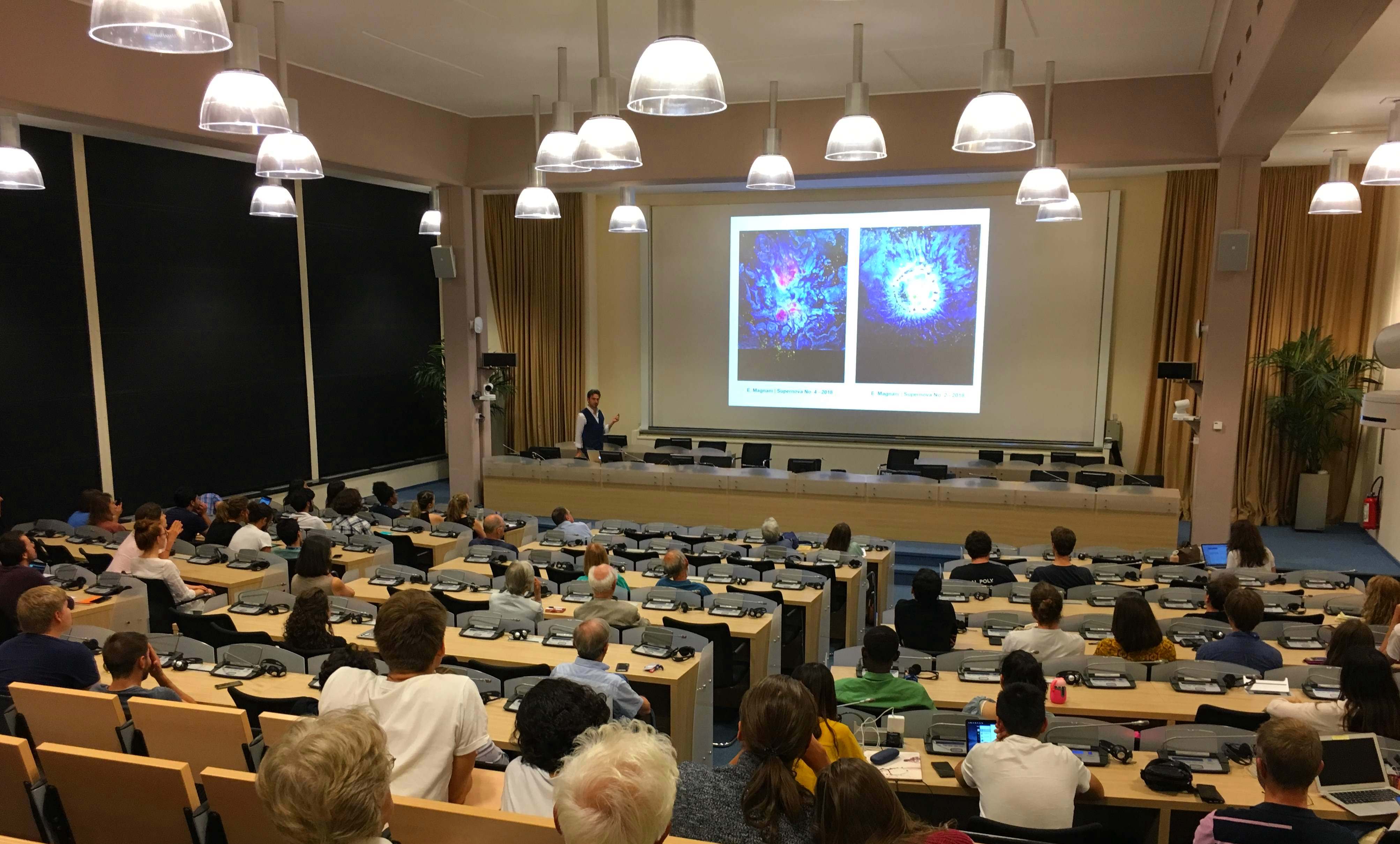 Enrico Magnani, CERN conference, searching the unknown, Geneva, art & science