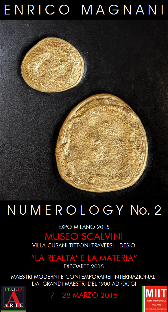 Enrico Magnani, numerology, desio, art, milan, museo, museum, scalvini