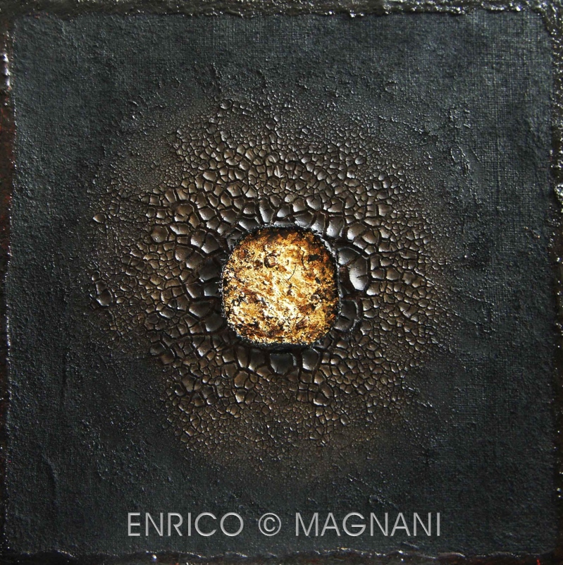 Enrico Magnani, Gold of the earth No.7, textured abstract contemporary artwork
