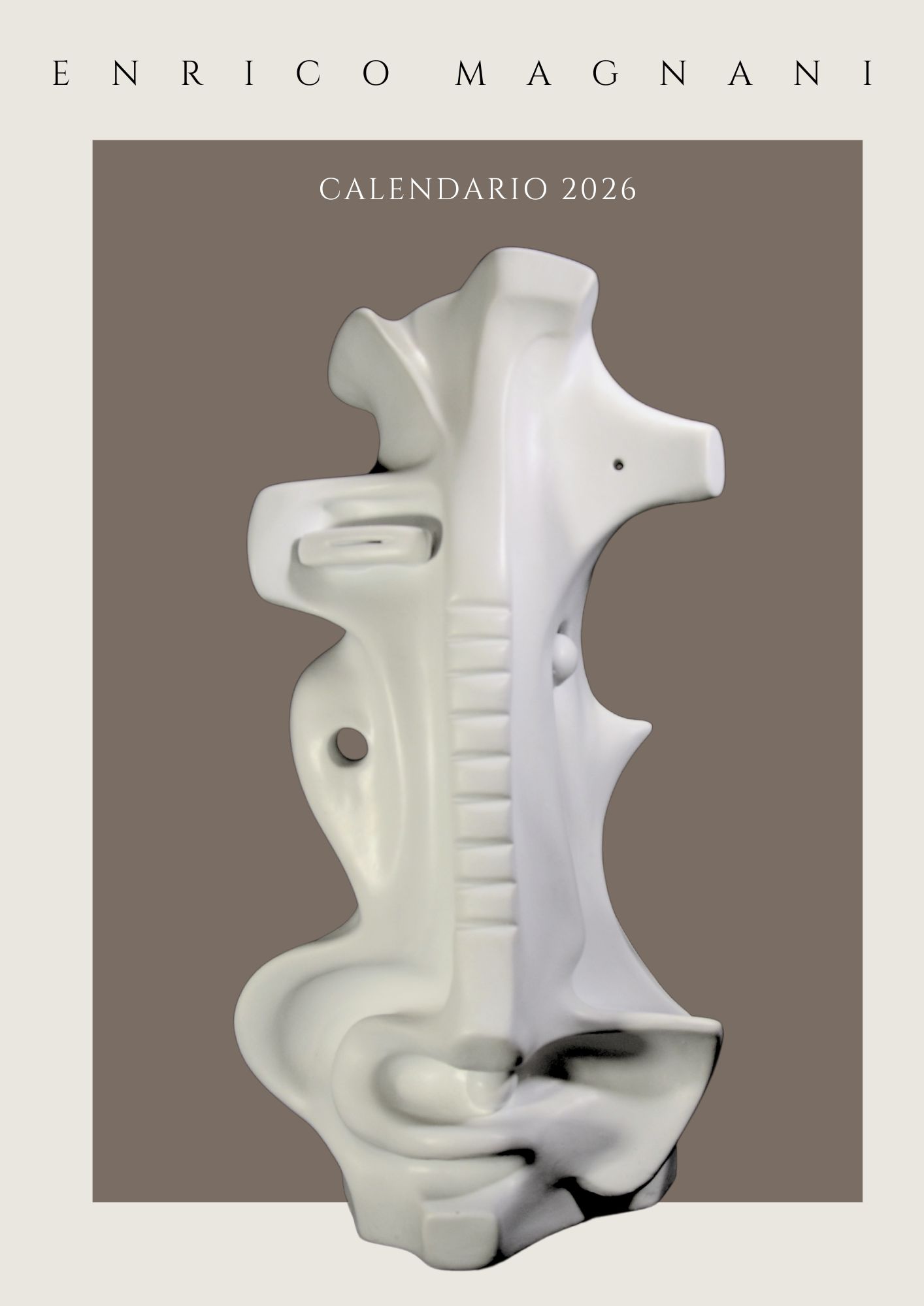 enrico, magnani, art calendar, totem, sculture