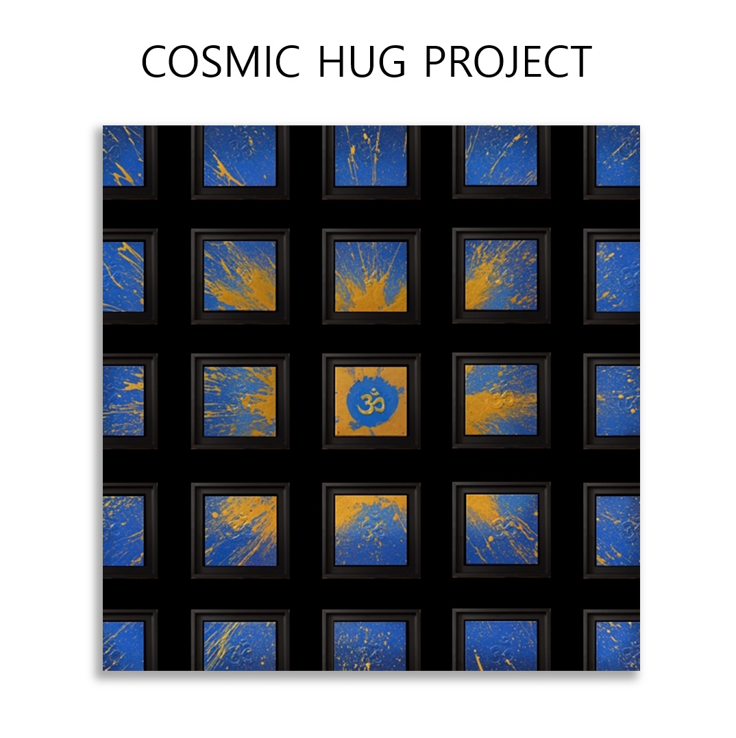 Enrico Magnani, contemporary painter, cosmic hug project