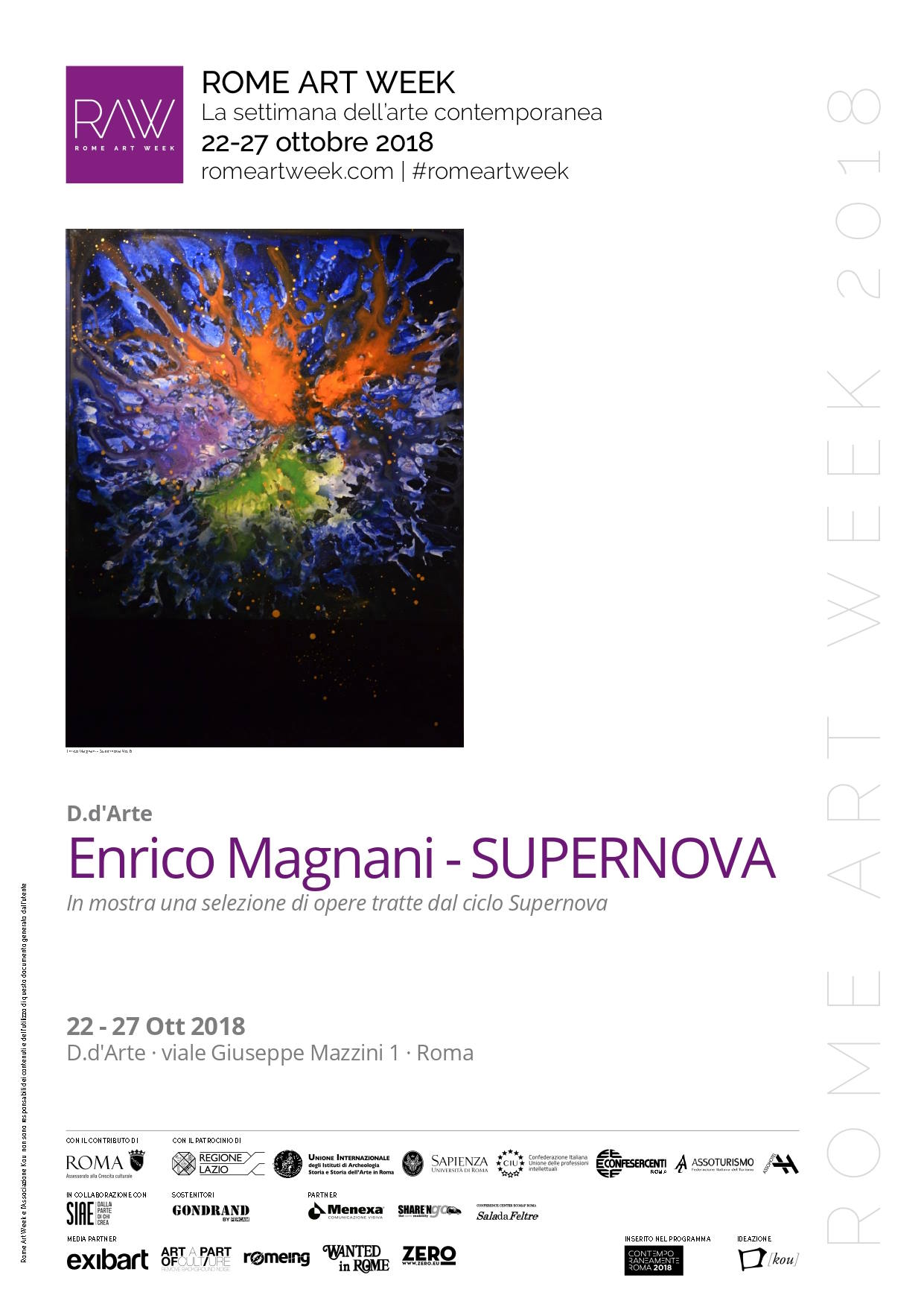 Enrico, Magnani, mostra, rome, romeartweek, art week, marinetti, francesca, barbi, supernova
