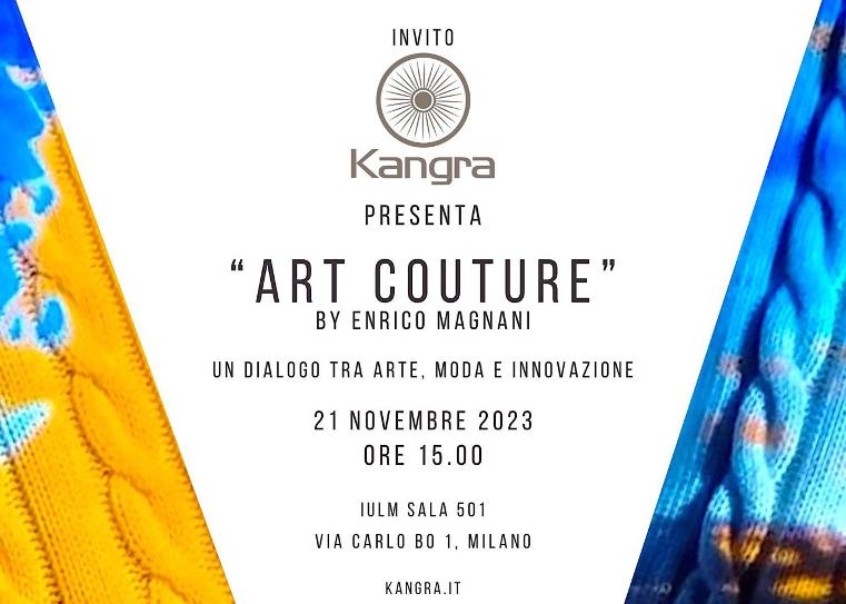 enrico magnani, presentazione art couture presso IULM università