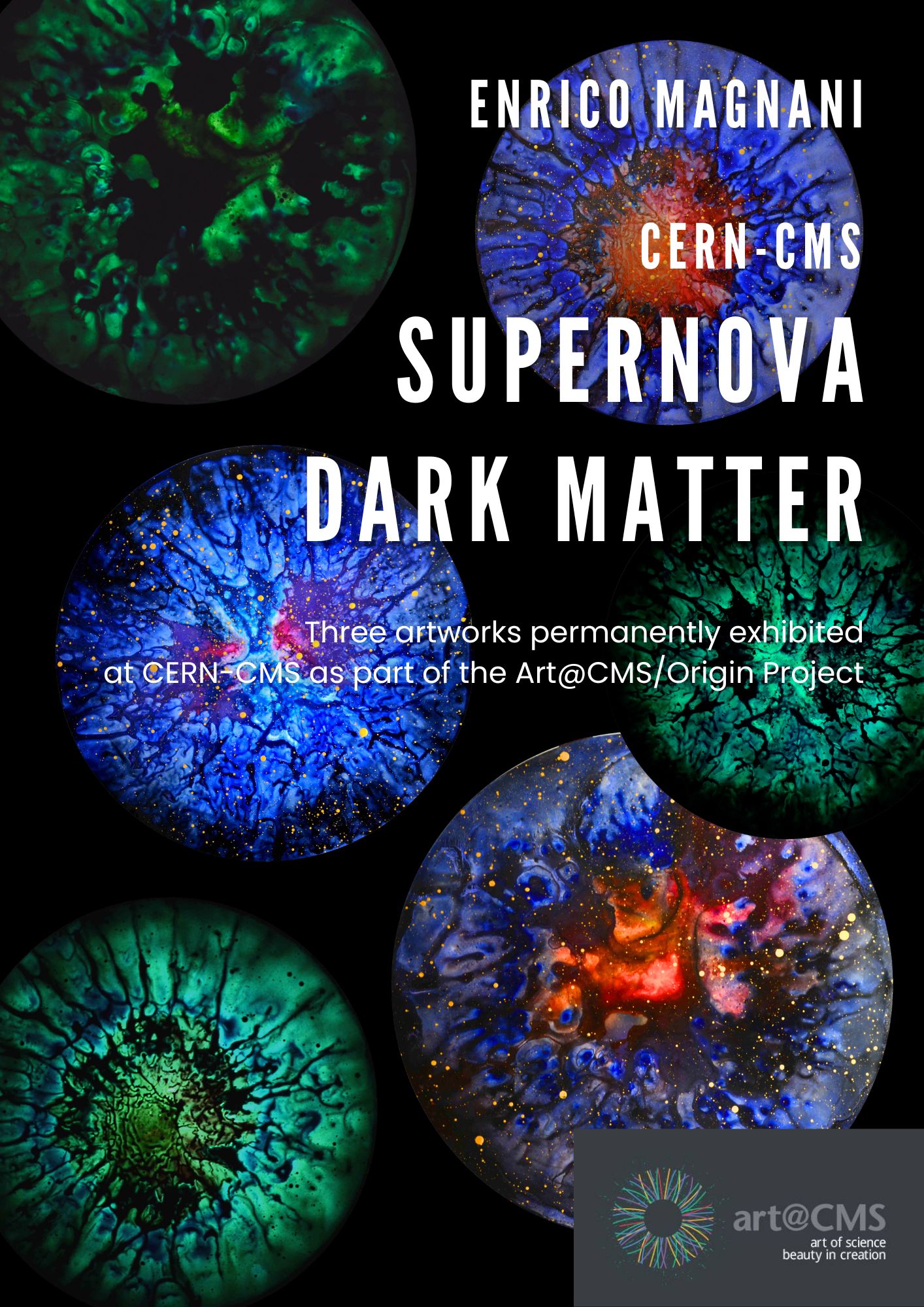 CERN, CMS, Enrico Magnani, Installazione permanente, arte e scienza, Supernova, Dark Matter