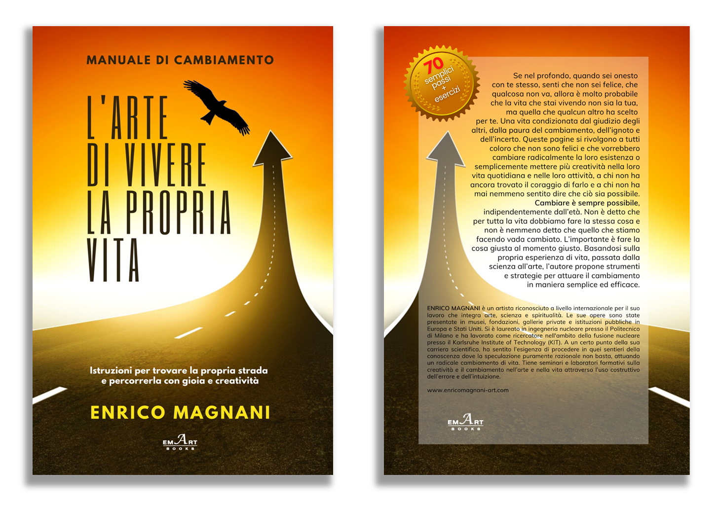 enrico magnani, libri, manuale, cambiamento, arte, vivere, vita