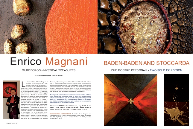 enrico magnani, italia arte, stuttgart, stoccarda, iic, mystical treasures