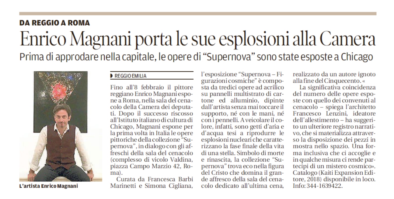 enrico, magnani, gazzetta, reggio, supernova, roma, camera, deputati