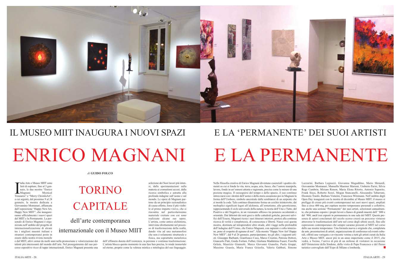 enrico magnani, italia arte, miit, museo, mystical, treasures