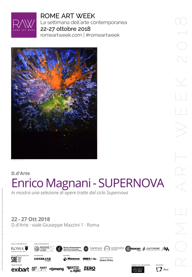 enrico, magnani, enrico magnani, RAW, rome, art, week, supernova, francesca, barbi, marinetti