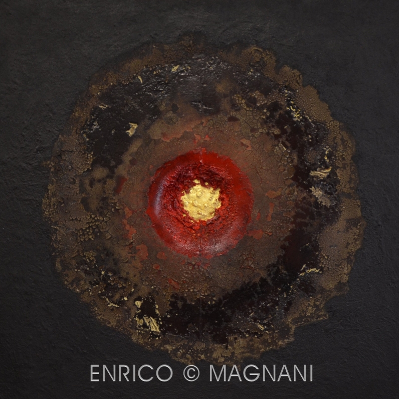 Enrico Magnani, opera Work No.34, arte astratta contemporanea alchemica